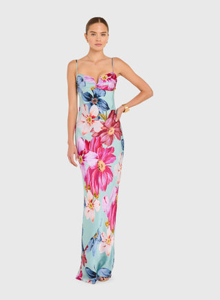 Amanda Uprichard Ira Maxi Dress in Blue Amanda Uprichard Ira Maxi Dress in Blue