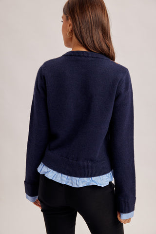 American Poet Argyle Twofer Cardigan