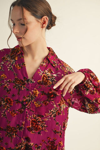 American Poet Velvet Jacquard Shirt