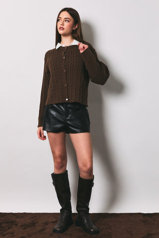 American Poet Boxy Sweater Cardigan