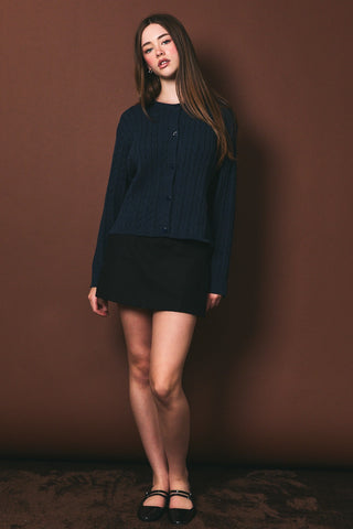 American Poet Boxy Sweater Cardigan