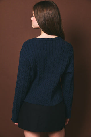 American Poet Boxy Sweater Cardigan