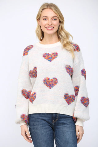 American Poet Heart Sweater