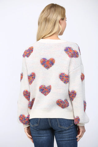 American Poet Heart Sweater