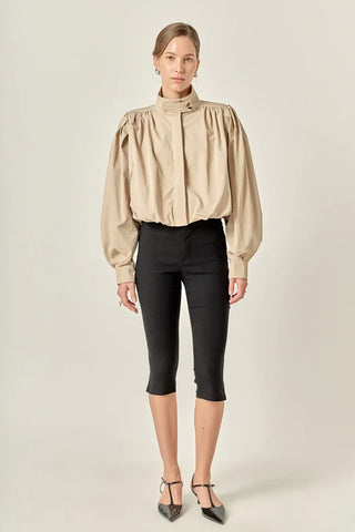 American Poet Cropped Trench Coat