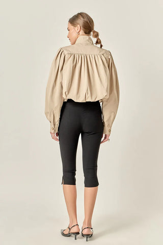 American Poet Cropped Trench Coat