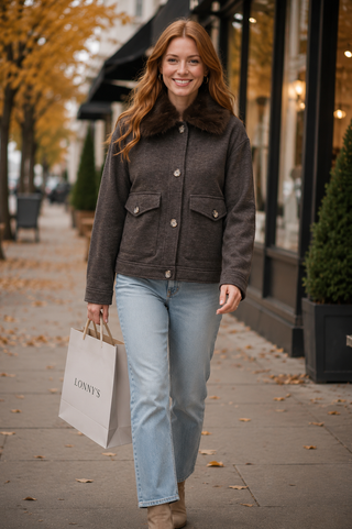 American Poet Fluffy Jacket