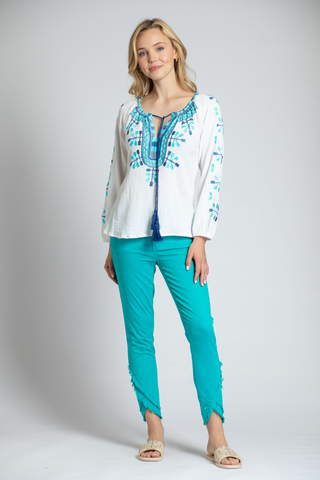 APNY Embroidered Peasant Top - Premium Shirts & Tops from APNY - Just $135! Shop now 