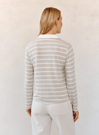 Bella Dahl Contrast Placket Button Down Shirt