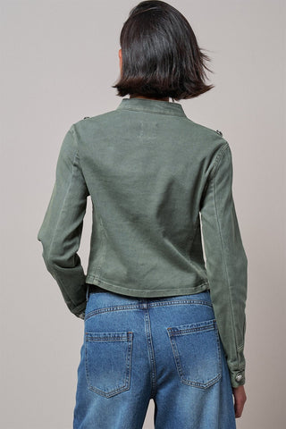 Better Days Military Double Button Stretch Jacket
