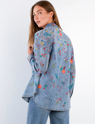 Billy T Flower Garden Shirt Jacket