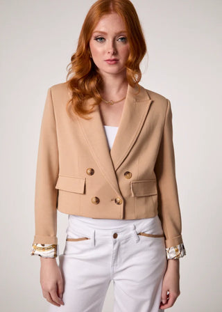 Blue Revival Chloe Cropped Hooded Jacket