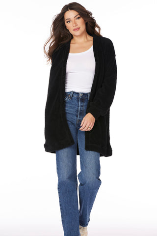 Bobi Long Fuzzy Cardigan - Premium clothing at Lonnys NY - Just $75! Shop Womens clothing now 