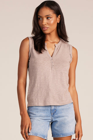 Bobi Roll Sleeve Henley - Premium clothing at Lonnys NY - Just $55! Shop Womens clothing now 