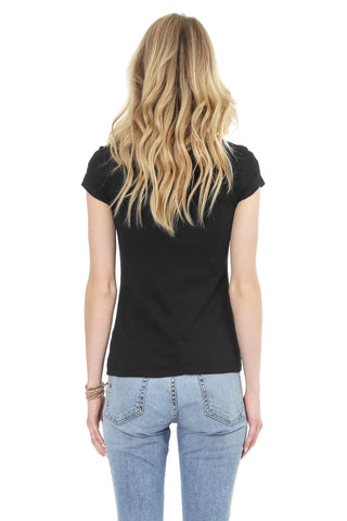 Bobi Slim Fit Crew Neck Tee - Premium clothing at Lonnys NY - Just $45! Shop Womens clothing now 