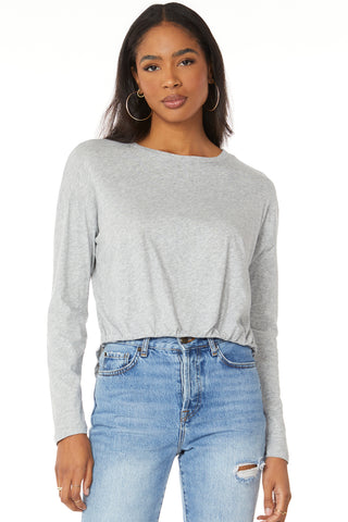 Bobi Tucked Hem Scoopneck Top - Premium clothing at Lonnys NY - Just $55! Shop Womens clothing now 