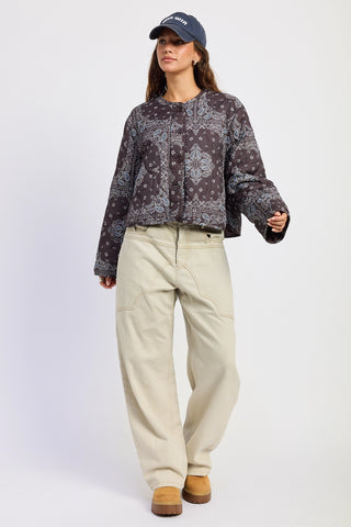 Born in March Quilted Jacket