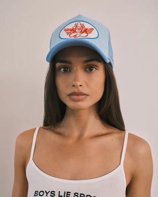 Boys Lie Terry Trucker Hat