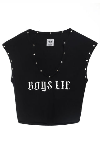 Boys Lie Rebel Tank - Premium clothing at Lonnys NY - Just $64! Shop Womens clothing now 