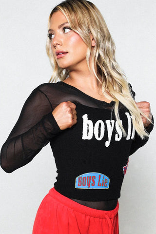 Boys Lie Leave Them On Read Tube Top - Premium clothing at Lonnys NY - Just $65! Shop Womens clothing now 