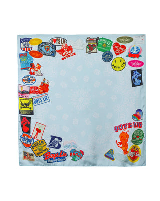 Boys Lie Patched Up Satin Bandana