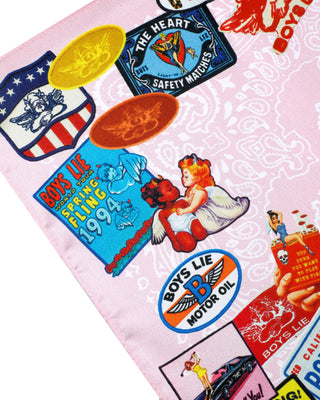 Boys Lie Patched Up Satin Bandana