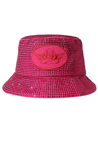 Boys Lie Denim Rhinestone Bucket Hat - Premium hats at Lonnys NY - Just $50! Shop Womens clothing now 