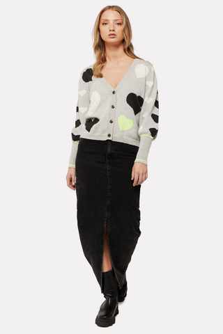 Brodie I HEART YOU CARDIGAN - Premium  from Brodie Cashmere - Just $205! Shop now 