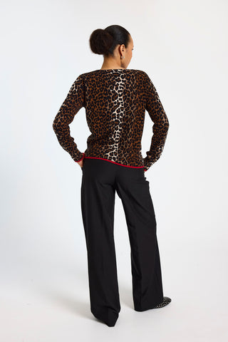 Brodie Lydia Leopard Cardigan