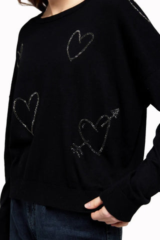 Wispr Heart Crew Sweater - Premium clothing at Lonnys NY - Just $196! Shop Womens clothing now 