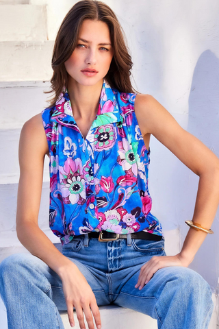 Fifteen Twenty Sleeveless Chloe Blouse - Premium Shirts & Tops at Lonnys NY - Just $165! Shop Womens clothing now 