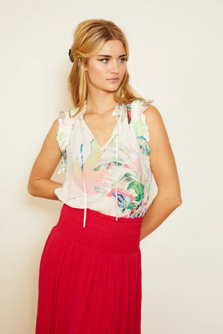 Caballero Alani Belle Palm Top - Premium clothing at Lonnys NY - Just $189! Shop Womens clothing now 