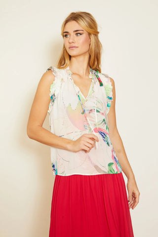 Caballero Alani Belle Palm Top - Premium clothing at Lonnys NY - Just $189! Shop Womens clothing now 