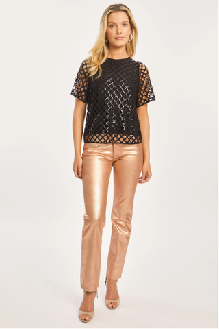 Caballero Carmen Openwork Top - Premium clothing at Lonnys NY - Just $205! Shop Womens clothing now 