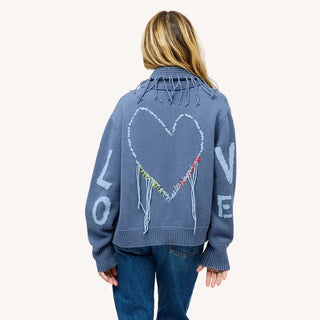 Kerri Rosenthal Fringed Shawl Cardigan