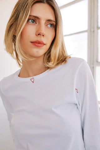 Catherine Gee Long Sleeve Heart Tee - Premium clothing at Lonnys NY - Just $106! Shop Womens clothing now 