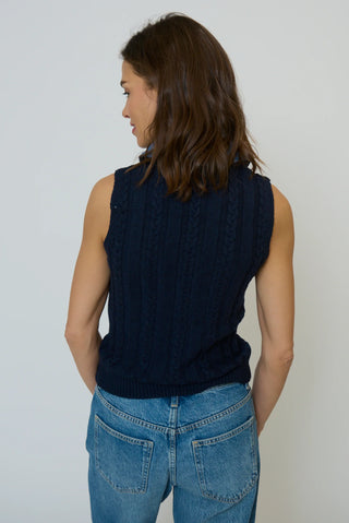 CPW Dash Denim Collared Shell Tank Top