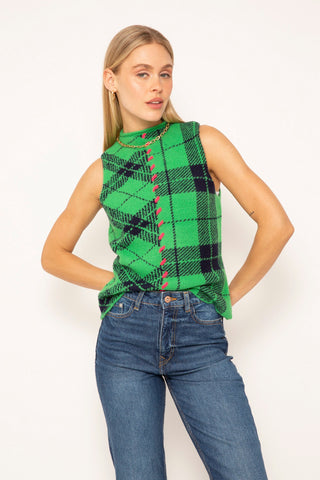 CPW Goldie Plaid Mockneck - Premium clothing at Lonnys NY - Just $150! Shop Womens clothing now 