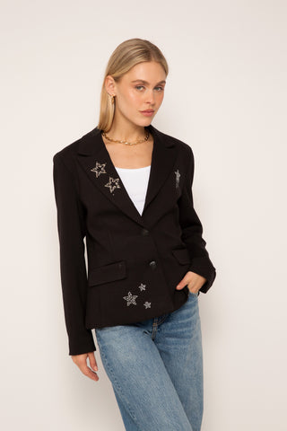 CPW Junie Rhinestone Star Blazer - Premium clothing at Lonnys NY - Just $260! Shop Womens clothing now 