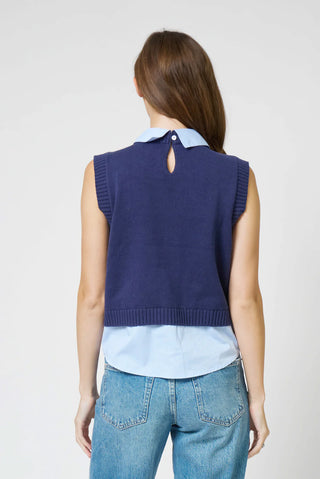 CPW Kendall Sleeveless Twofer Shirt