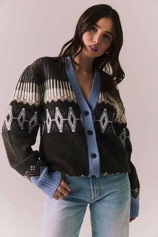 Chaser Autumn Fairisle Cardigan