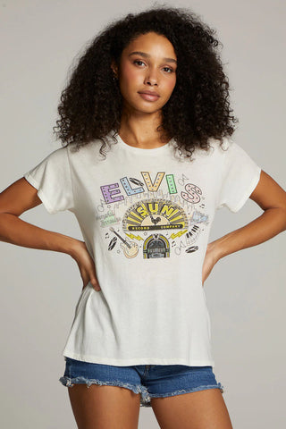 Chaser Elvis Collage Band Tee - Premium clothing at Lonnys NY - Just $66! Shop Womens clothing now 