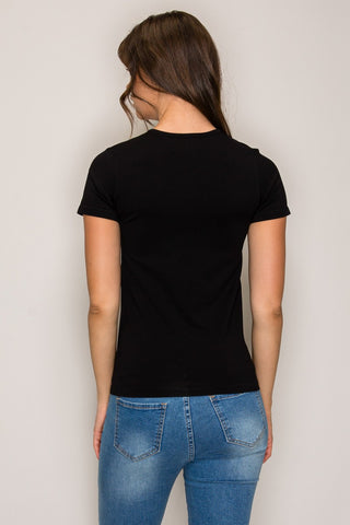 Curds & Whey Spandex Crew Neck Tee
