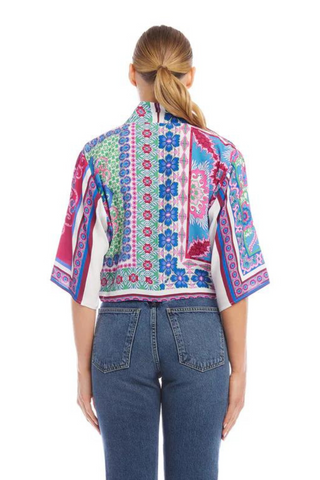 Fifteen Twenty Daria Tie-Front Blouse - Premium Shirts & Tops from Fifteen Twenty - Just $187! Shop now 