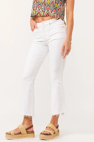 Dear John Jeanne High Rise Cropped Flare Jeans - Premium Jeans at Lonnys NY - Just $97! Shop Womens clothing now 