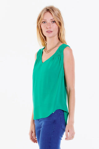 Dear John Paige Ruched Tank Top - Premium tank top at Lonnys NY - Just $46! Shop Womens clothing now 
