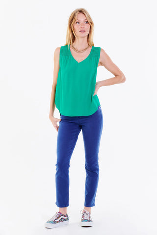 Dear John Paige Ruched Tank Top - Premium tank top at Lonnys NY - Just $46! Shop Womens clothing now 