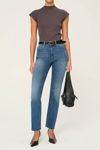 DL1961 Halle Straight Leg Jeans - Premium clothing at Lonnys NY - Just $219! Shop Womens clothing now 