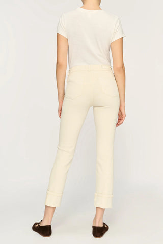 DL1961 Mara Mid Rise Straight Cuffed Jeans - Premium Jeans at Lonnys NY - Just $209! Shop Womens clothing now 