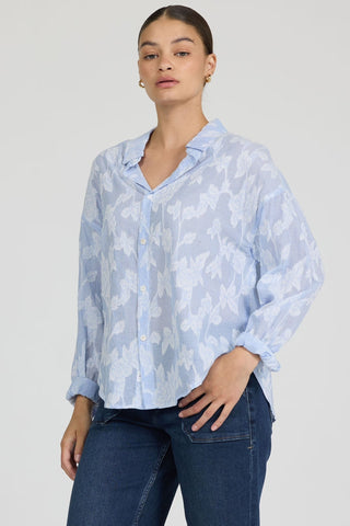 Dear John Adrianna Floral Burnout Shirt